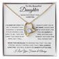 To My Beautiful Daughter | Forever Love Necklace