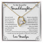 Granddaughter Necklace | Forever Love | Fearfully and Wonderfully Made | Love Grandpa