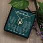 Granddaughter Necklace | Be Strong and Courageous | Hope In The Lord | Love Grandma