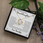 Granddaughter Necklace | Forever Love | Fearfully and Wonderfully Made | Love Grandpa