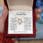 To My Lovely Daughter | Forever Love Necklace