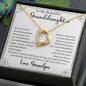 Granddaughter Necklace | Forever Love | Fearfully and Wonderfully Made | Love Grandpa