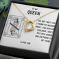 Happy Valentine's Day | My Queen | Forever Love Necklace