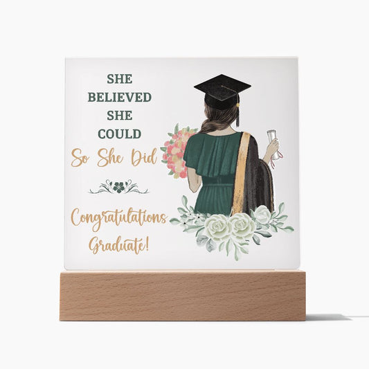 She Believed She Could So She Did | You Did It My Daughter | Beautiful  Plaque