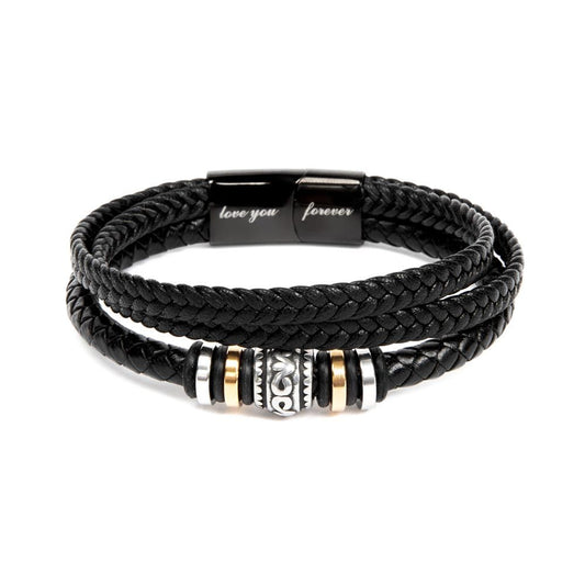 Dad! Thanks For Always Being My Unpaid Chauffeur, Personal ATM, & 24/7 Tech Support | Men's "Love You Forever" Bracelet
