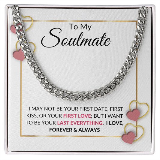 Happy Valentine's Day | Soulmate | Cuban Necklace
