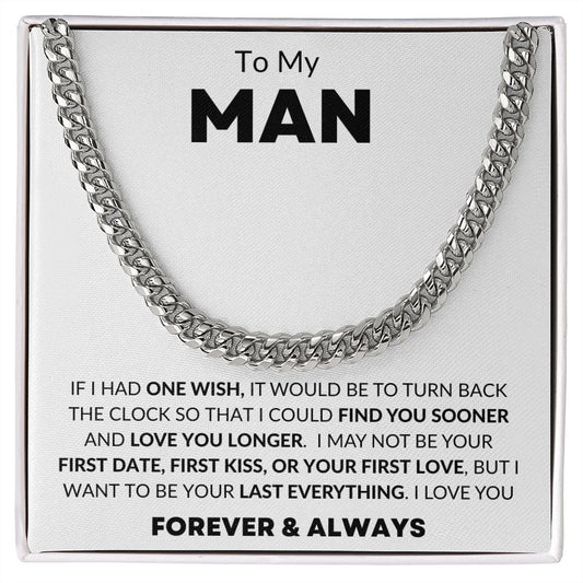 Gifts For Boyfriend | My Man | Cuban Link Chain