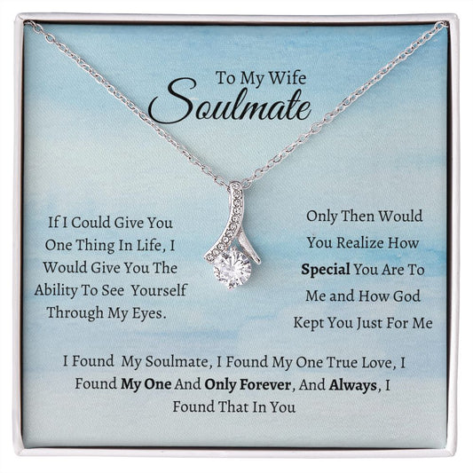 To My Wife | Soulmate | Alluring Beauty Necklace