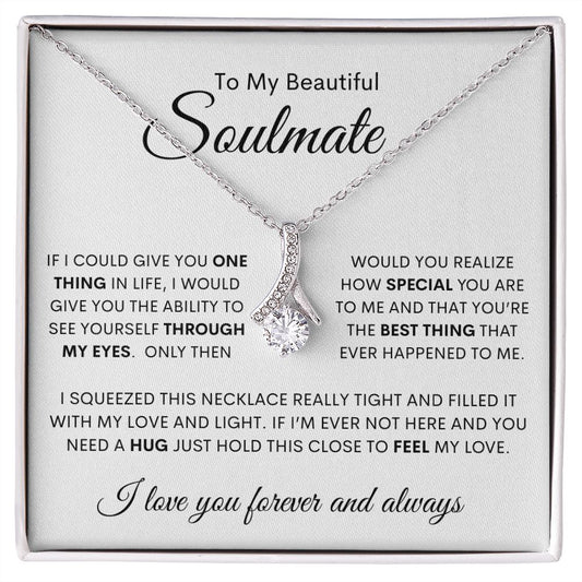 To My Beautiful Soulmate | Alluring Beauty Necklace
