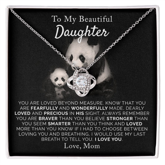 Beautiful Daughter | Fearfully and Wonderfully Made, Dearly Loved & Precious In His Sight | Love Mom