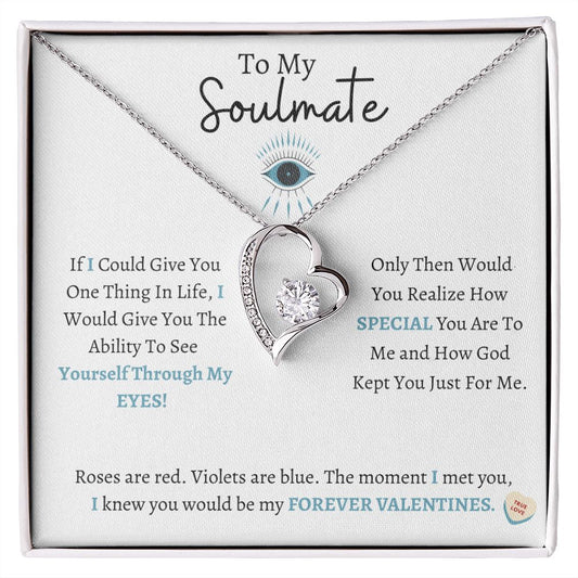 Happy Valentines |Forever Valentines | Forever Love Necklace