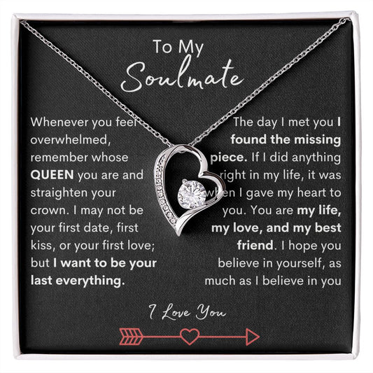 Happy Valentine's Day | To My Soulmate | I Found The Missing Piece | Forever Love Necklace